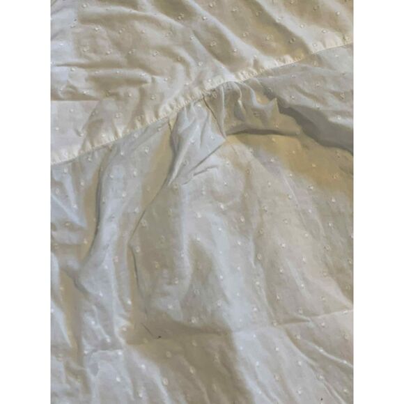 Boden White Long Sleeve Lace Button Up Broderie Detail Blouse, size 10 - Picture 6 of 6